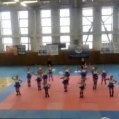 Черлидинг в СК «Эдельвейс», видео 1