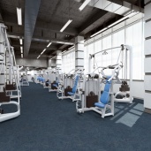 Тренажерный зал фитнес-клуба «СпортЛэнд» на Соломенке, фото 4